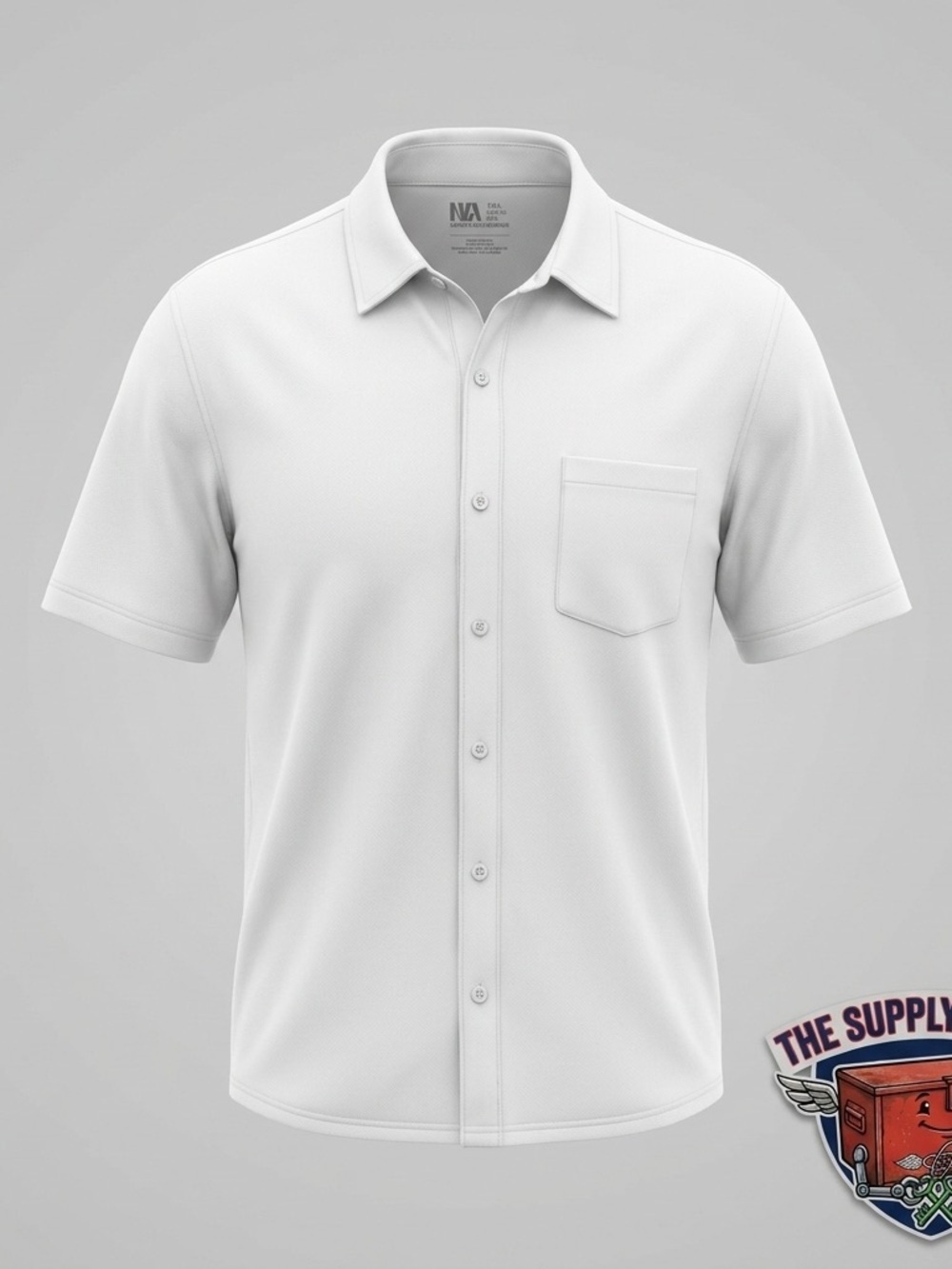 VRST Limitless Button Up Shirt White Stretch Performance Men’s XXL NWT